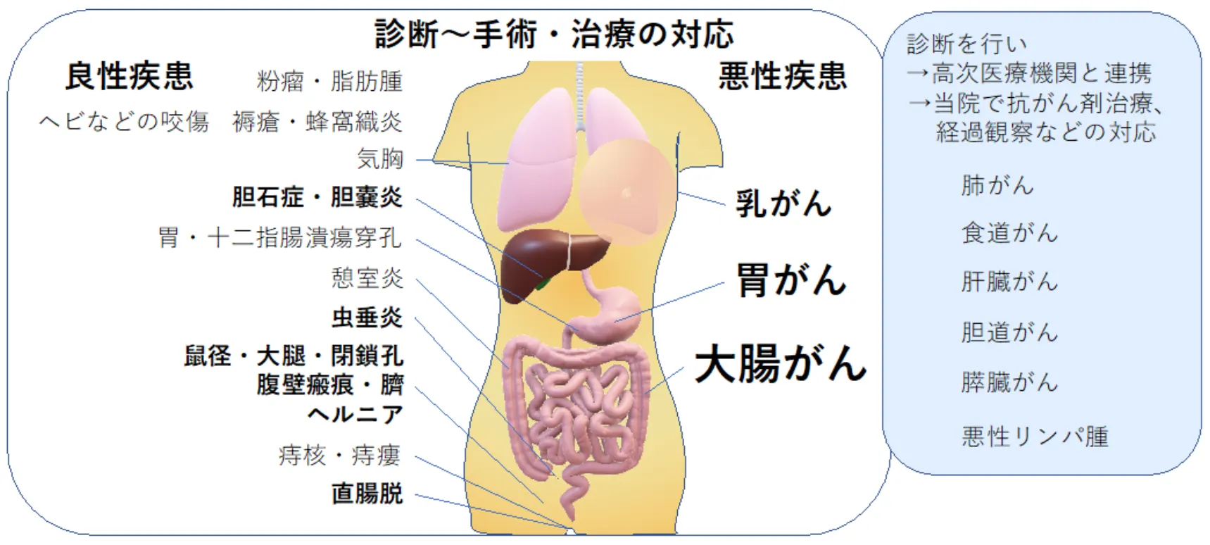 対応疾患一覧